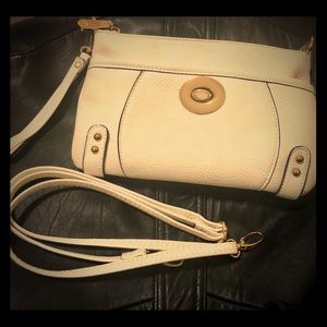 Charming Charlie ivory crossbody or handstrap